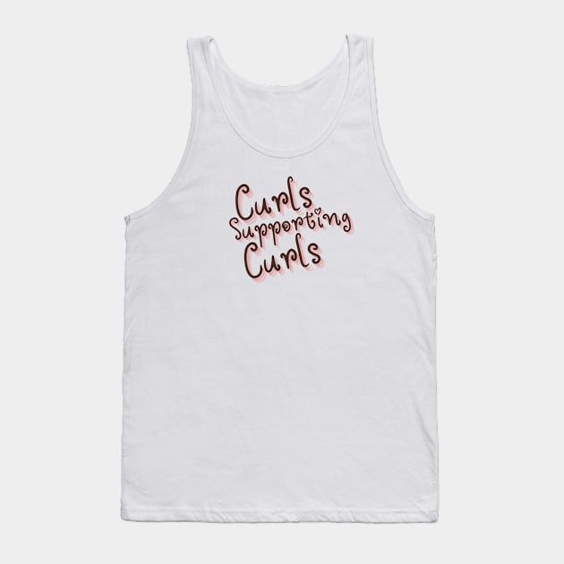 Curls Supporting Curls v12 Tank Top by Just In Tee Shirts